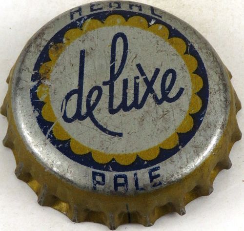 1953 Regal Pale Deluxe Beer (silver) Cork Backed Crown San Francisco California