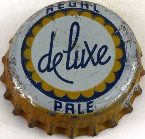 1953 Regal Pale Deluxe Beer (gunmetal grey) Cork Backed Crown San Francisco California