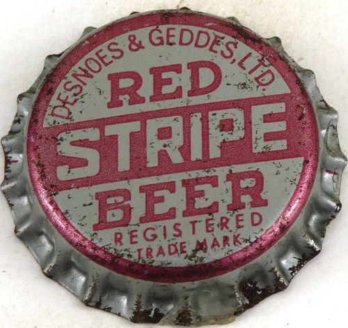 1955 Red Stripe Beer Cork Backed Crown Kingston Surrey