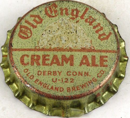 1933 Old England Cream Ale Cork Backed Crown Derby Connecticut