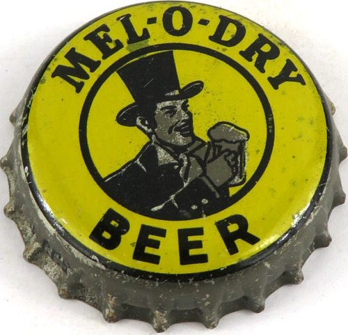 1952 Mel - O - Dry Beer (CCS) Cork Backed Crown Frankenmuth Michigan