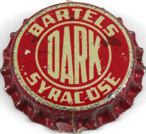 1915 Bartel's Dark Beer Cork Backed Crown Syracuse New York