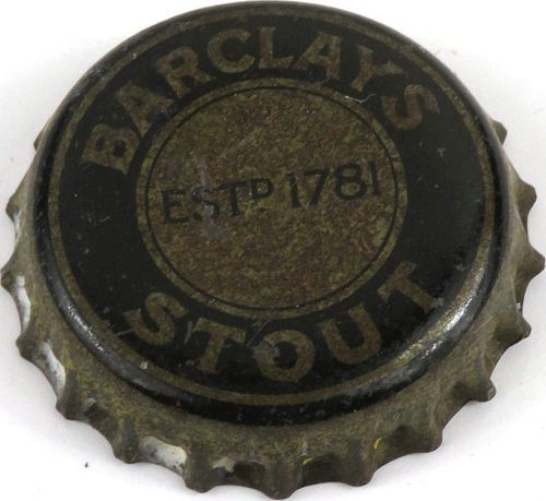 1950 Barclay's Stout Cork Backed Crown London London