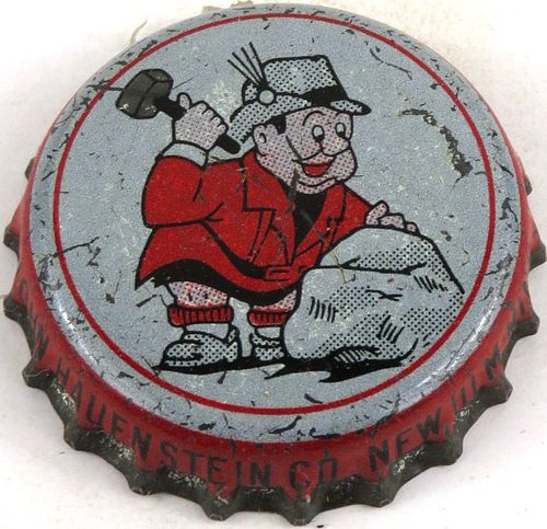 1955 Hauenstein Beer (cream) Cork Backed Crown New Ulm Minnesota