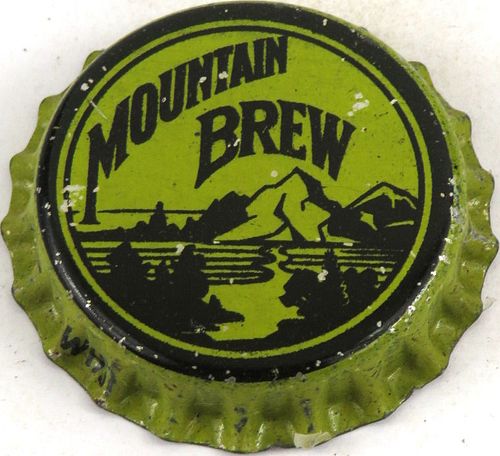 1945 Mountain Brew Cork Backed Crown Lake Linden Michigan