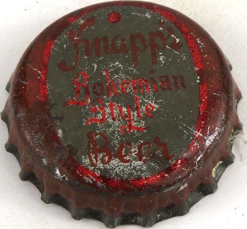 1957 Knapp's Bohemian Style Beer Cork Backed Crown New London Wisconsin