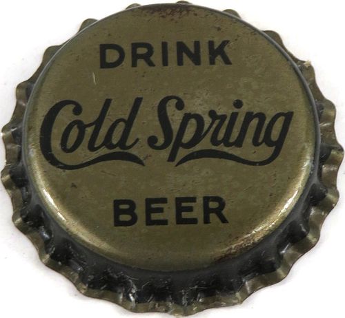 1954 Cold Spring Beer Cork Backed Crown Cold Spring Minnesota