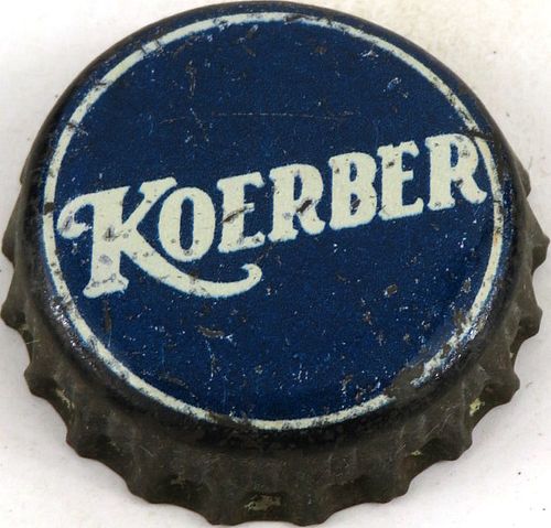 1933 Koerber Beer Cork Backed Crown Toledo Ohio