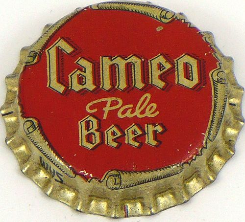 1941 Cameo Pale Beer Cork Backed Crown Chicago Illinois