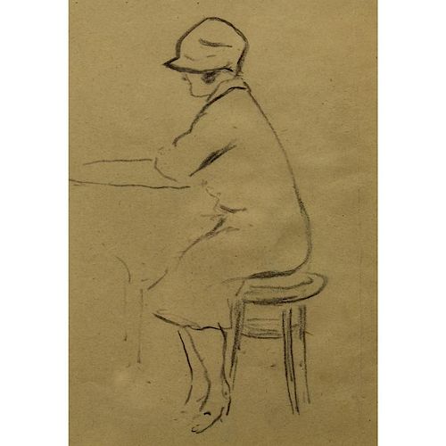 Attr. Edward Hopper  (1882 - 1967) Pencil/Paper