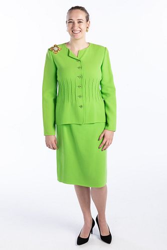 Custom Made Apple Green Suit