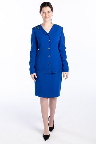 Custom Made Royal Blue Suit