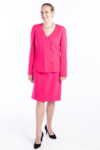 Custom Made Hot Pink Suit