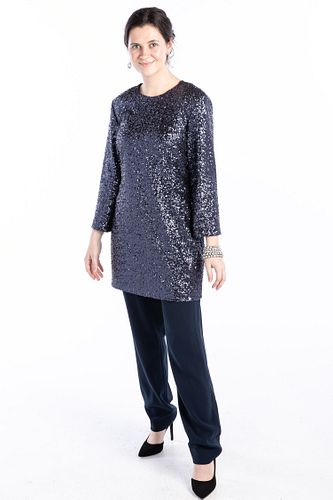 Tom and Linda Platt Couture Sequin Tunic and Pant