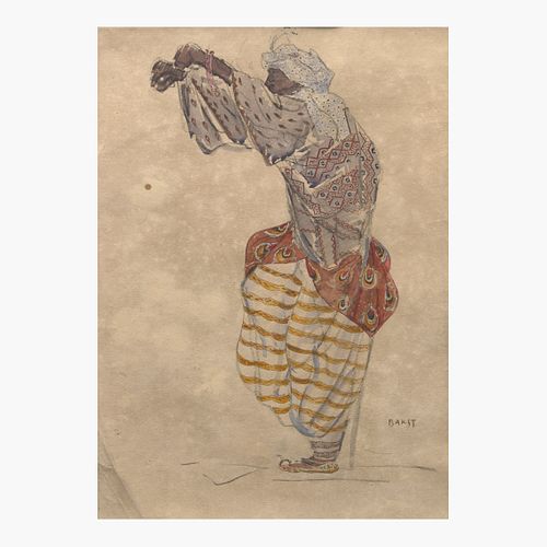 Leon Bakst (Russian, 1866?1924) Costume Design for 'Istar'