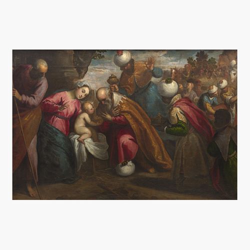 Jacopo Palma il Giovane (Italian, B.C. 1548?1628) The Adoration of the Magi