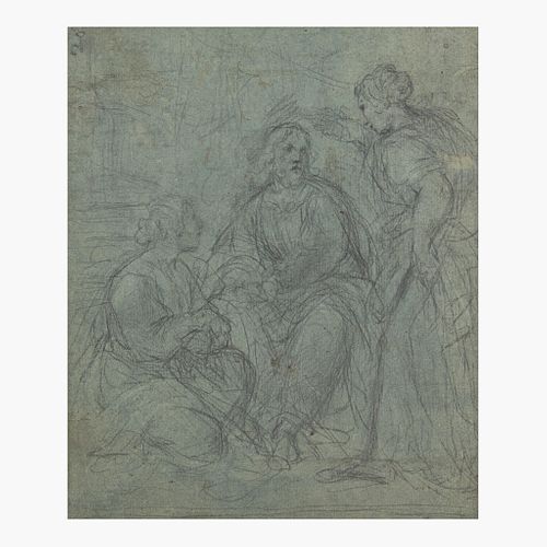 Circle of Ciro Ferri (Italian, 1634?1689) Jesus at the Home of Martha and Mary