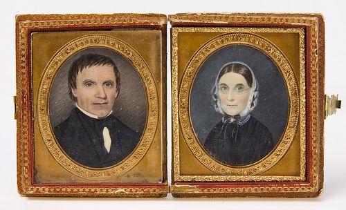 Pair of Miniature Portraits