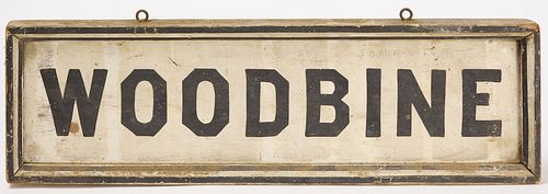 Woodbine Sign