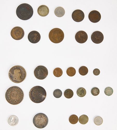 Mixed Lot of U.S., Canadian and Netherlands Coins