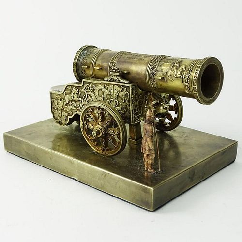 Russian Sazikov Silver Model Of The Tsar Canon.