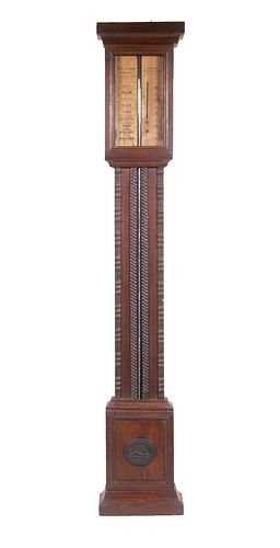 STICK BAROMETER BY G.W. PEASE, ONTARIO, NY
