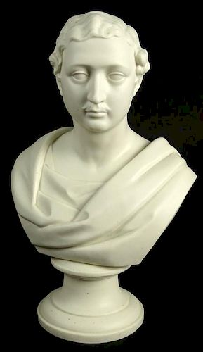 Vintage Parian Ware Bust "Young Prince Albert" Unsigned. Good Condition. Measures 13-1/2 Inches Tall. Shipping $85.00