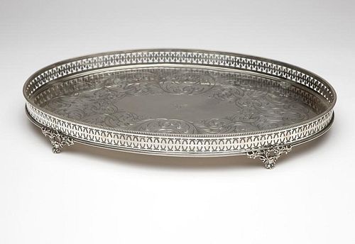An early Tiffany & Co. coin silver plateau