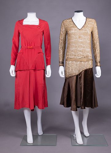 ONE DAY & ONE EVENING DRESS, 1920s