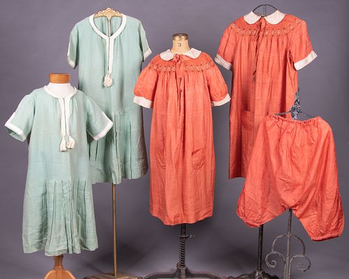LIBERTY & CO TWINS DRESSES, LONDON, 1920s