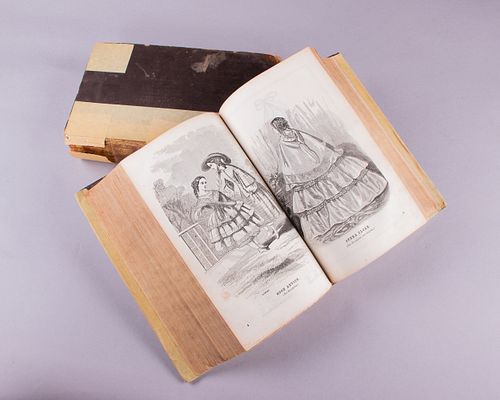 TWO GODEY'S LADY'S BOOKS, 1841 & 1858