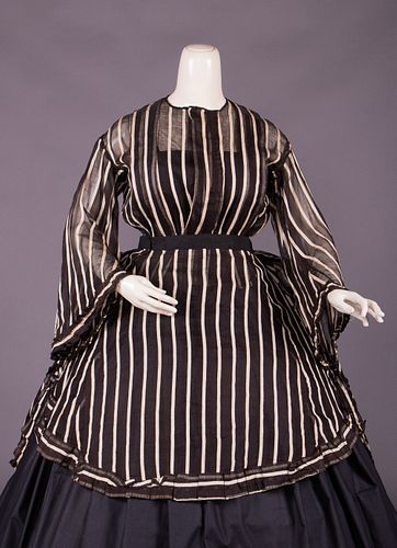 HALF MOURNING DRESS ELEMENTS, 1860s
