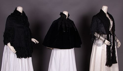 FIVE CAPELETS OR JACKETS, 1880-1890s