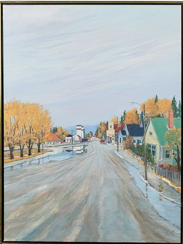 Joe Acs (Canada, b. 1936), Main Street, O/C