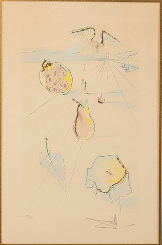 Salvador Dali, Song of Songs, Etching
