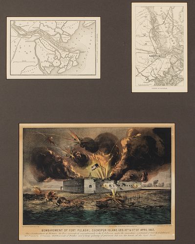 Currier and Ives, Bombardment of Fort Pulaski