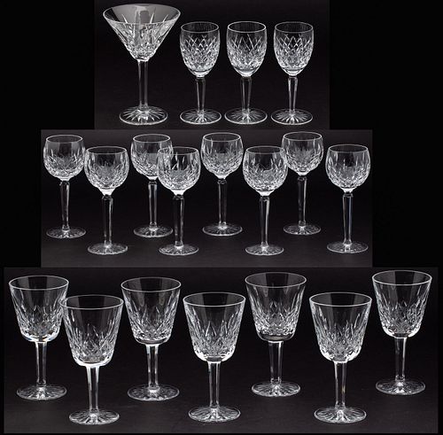 Set of 20 Waterford Glasses