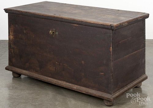 Pennsylvania Chippendale walnut blanket chest, 18th c., 26 3/4'' h., 47 1/4'' w.
