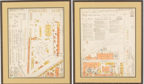 Pair of Site Plans of Winchester Arms Co., 1914