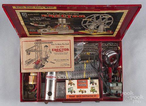 Two erector sets, mid 20th c.