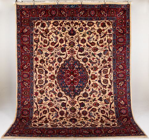 Signed Persian Khorason Carpet