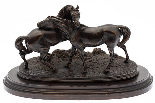 After P. J. Mene, Bronze of Horses