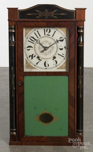 Williams, Orton, Preston & Co. Empire mantel clock, mid 19th c., 31'' h., 16'' w.