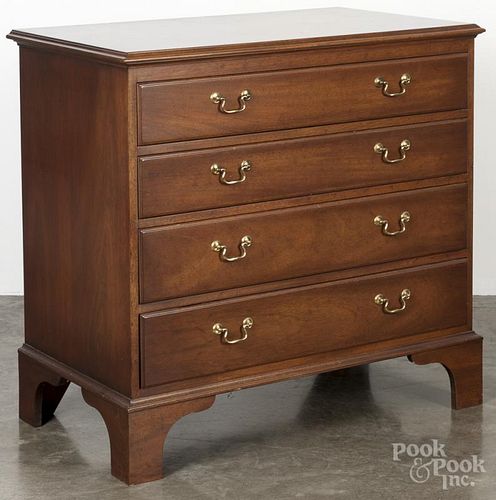 Kittinger Chippendale style mahogany chest of drawers, 35 1/2'' h., 36'' w.