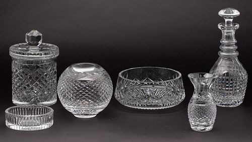 5 Waterford Glass Articles and Another