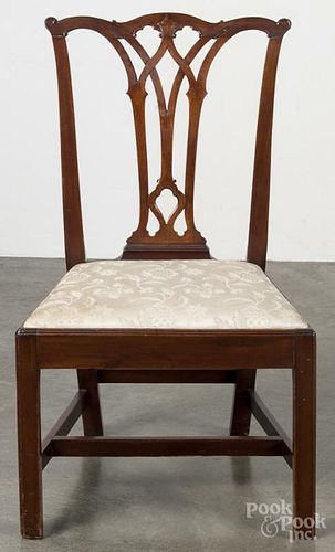 Philadelphia Chippendale mahogany dining chair, ca. 1770.
