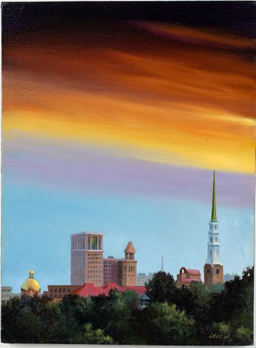 Larry Levow, Sunrise, Oil on Canvas, 2011