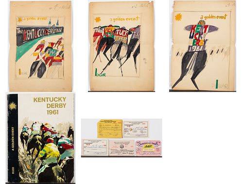 Group of Kentucky Derby Memorabilia, c. 1959-1961
