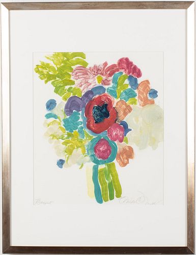 Michelle C. Murphy, Bouquet, Gouache on Paper