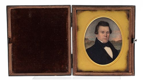 Portrait Miniature of a Gentleman, 19th Century